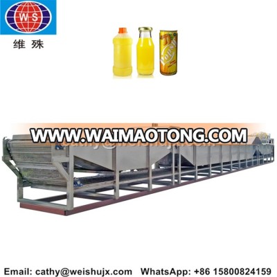 water immersion type sterilization for canned fruit pulp food pasteurization